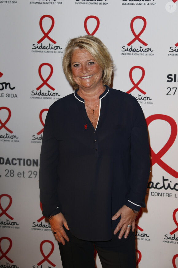 Marina Carrère d Encausse Soirée SIDACTION au musée du quai Branly à Paris le Lundi 2 Mars 2015 .