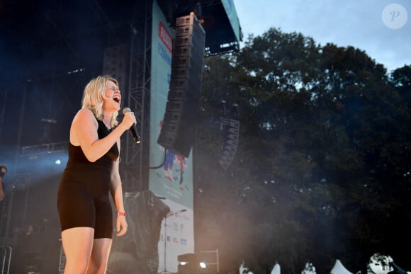 Zaho de Sagazan performs during the RTL2 Essonne en Scene Festival in Chamarande, France on 1 September 2023. Photo by Christophe Meng/ABACAPRESS.COM