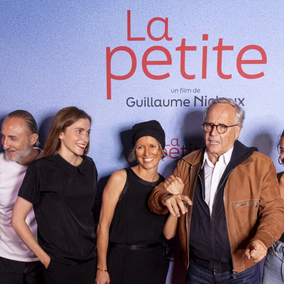 François Kraus, Guillaume Nicloux, Veerle Baetens, Maud Wyler, Fabrice Luchini, Mara Taquin - Avant-première du film "La petite" au cinéma Pathé Wepler à Paris le 11 septembre 2023. © Pierre Perusseau / Bestimage