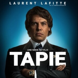 Laurent Lafitte dans la série Tapie, sur Netflix.