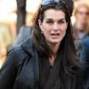 Brooke Shields à New York avec ses enfants le 6 mars 2010