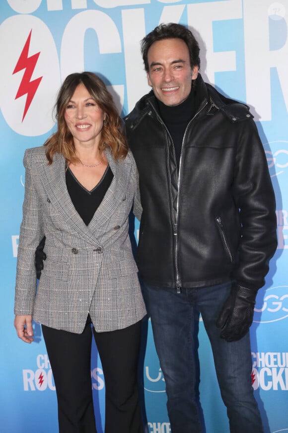 Mathilde Seigner et Anthony Delon - Avant-première du film "Choeur de Rocker" au Cinema UGC Normandie à Paris le 8 décembre 2022. © Bertrand Rindoff / Bestimage