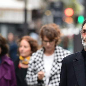 Anthony Delon - Hommage à la chanteuse Dani en l'église Saint-Roch à Paris le 1er octobre 2022.