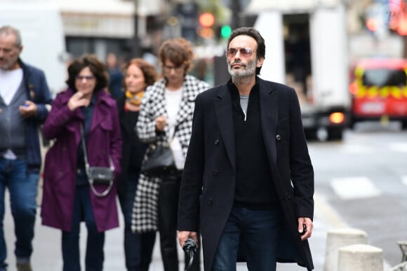 Anthony Delon - Hommage à la chanteuse Dani en l'église Saint-Roch à Paris le 1er octobre 2022.