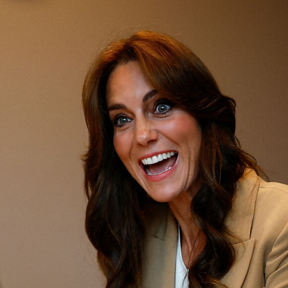 La princesse de Galles Kate Middleton lors de sa visite à Streets of Growth, une association à but non lucratif pour la jeunesse visant à protéger les jeunes fragiles du risque d'isolement, d'exploitation, de violence et de criminalité. Londres, le 19 septembre 2023