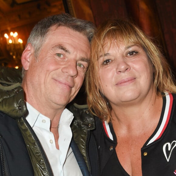 Bruno Gaccio et Michèle Bernier - Générale du woman show "Vive Demain !" de Michèle Bernier au théâtre des Variétés à Paris. © Coadic Guirec/Bestimage