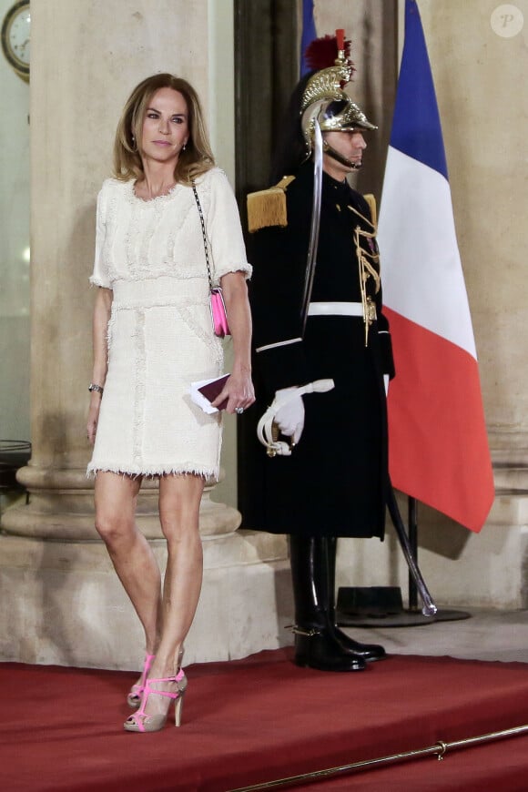 Rosalie van Breemen - Dîner d'état donné en l'honneur du roi Willem-Alexander et la reine Maxima des Pays-Bas au palais de l'Elysée à Paris, le 10 mars 2016. © Stephane Lemouton / Bestimage