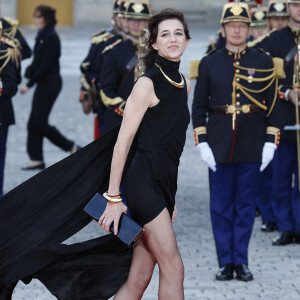 Charlotte Gainsbourg - Dîner d'Etat au château de Versailles en l'honneur de la visite officielle du roi et de la reine d'Angleterre en France (20 - 22 septembre 2023), le 20 septembre 2023. 150 invités triés sur le volet ont été conviés à cette occasion. © Jacovides-Moreau / Bestimage 