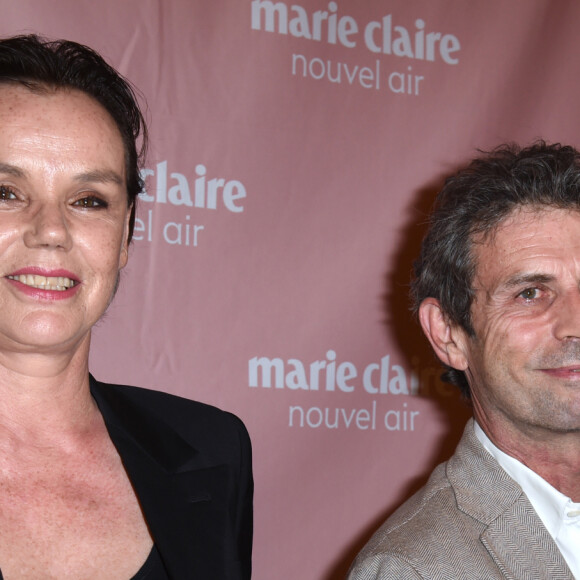 Claire Nebout et son mari Frédéric TaddeÏ - Soirée Marie-Claire, nouvel air à l'hôtel Lutetia à Paris le 5 juin 2018. © Giancarlo Gorassini/Bestimage