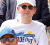 Thomas Sotto en tribunes lors des Internationaux de France de tennis de Roland Garros 2023, à Paris, France, le 9 juin 2023. © Jacovides-Moreau/Bestimage 