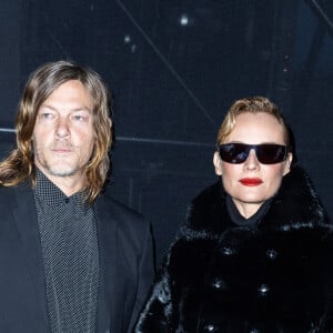 Diane Kruger et son compagnon Norman Reedus - Photocall du défilé Saint Laurent Womenswear Printemps/été 2024 dans le cadre de la Fashion week de Paris le 26 septembre 2023 à Paris. © Olivier Borde/Bestimage 