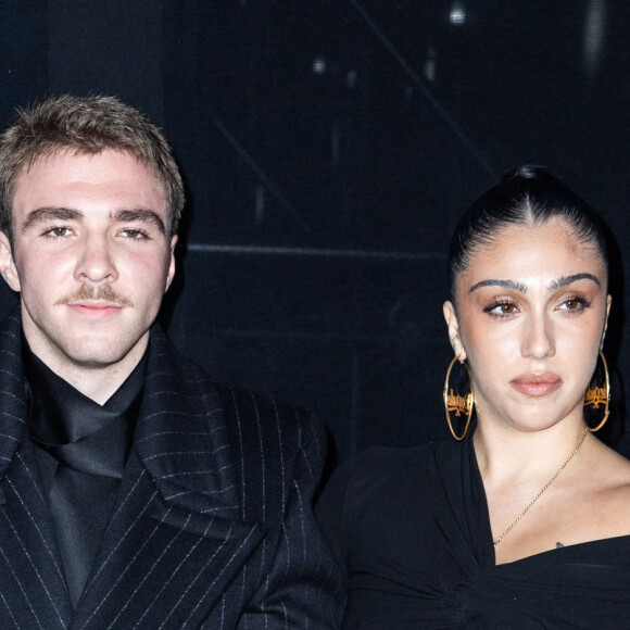 Rocco Ritchie et Lourdes Maria Ciccone Léon - Photocall du défilé Saint Laurent Womenswear Printemps/été 2024 dans le cadre de la Fashion week de Paris le 26 septembre 2023 à Paris. © Olivier Borde/Bestimage 