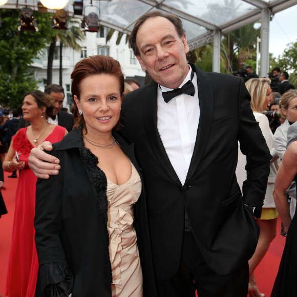 Xavier Couture et sa compagne Emmanuelle Gaume - Montée des marches du film "Ma Loute" lors du 69ème Festival International du Film de Cannes. Le 13 mai 2016. © Borde-Jacovides-Moreau/Bestimage 