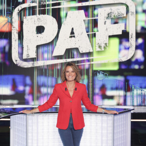 Exclusif - Pascale De La Tour Du Pin - Sur le nouveau plateau de l’émission PAF, Pilotes pour la nouvelle saison - Paris le 31/08/2023 - © Jack Tribeca / Bestimage 