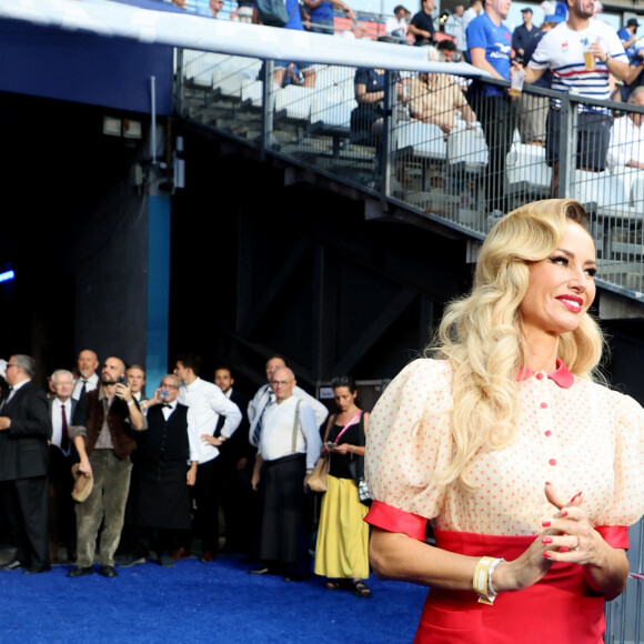 Adriana Karembeu - Cérémonie d'ouverture de la Coupe du Monde de Rugby France 2023 avant le match de la Poule A entre la France et la Nouvelle-Zélande au Stade de France à Saint-Denis le 8 septembre 2023. © Dominique Jacovides/Bestimage