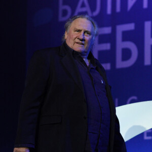 Gérard Depardieu au "Baltic Debuts Film Festival" à Svetlogorsk. Accompagné du réalisateur Arnaud Friley, qui présente son documentaire "My Uzbek Dream" avec Gérard Depardieu. Svetlogorsk, le 24 juillet 2021.