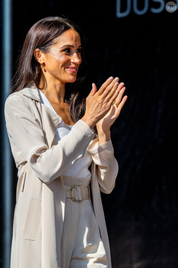 Meghan Markle - Duchesse de Sussex lors de la cérémonie de clôture des Invictus Games 2023 à Dusseldorf le 16 septembre 2023