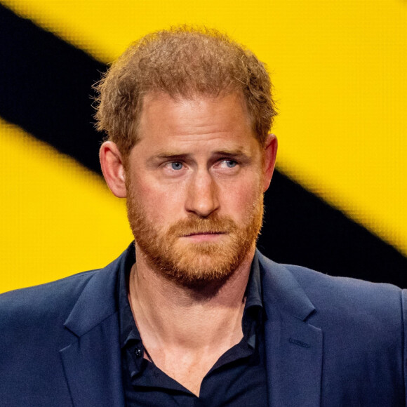 Le prince Harry Duc de Sussex lors de la cérémonie de clôture des Invictus Games 2023 à Dusseldorf le 16 septembre 2023