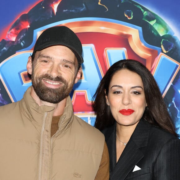 Alban Lenoir et Sofia Essaïdi - Avant-première du film "La Pat'Patrouille : La super patrouille" au cinéma UGC Normandie à Paris. Le 24 septembre 2023. © Coadic Guirec / Bestimage