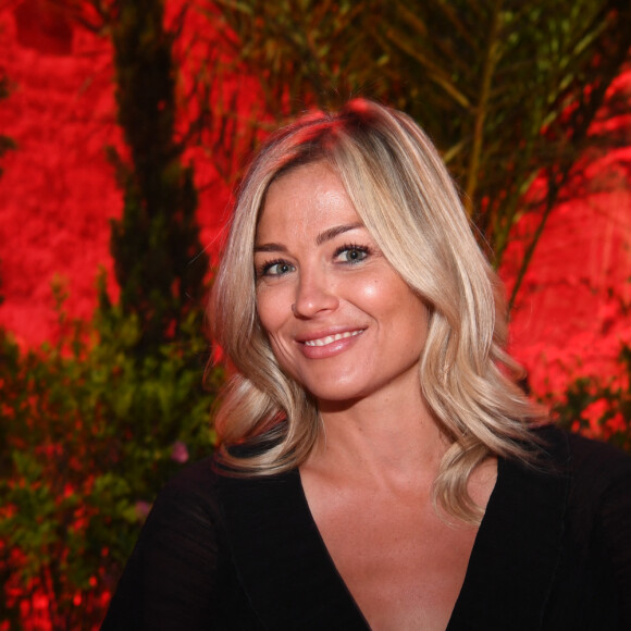 Exclusif - Laure Boulleau lors de la soirée du grand gala du "Marrakech du Rire 2022" pour la 10ème édition au palais El Badiî à Marrakech, Maroc, le 18 juin 2022. © Rachid Bellak/Bestimage 