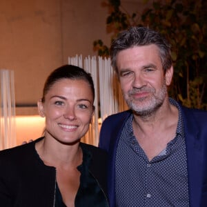 Exclusif - Laure Boulleau, Hervé Mathoux - Soirée Orange objectif 2024 au restaurant du café de l'homme à Paris le 23 septembre 2021. Un an après avoir signé son contrat de partenaire premium de Paris 2024, l'opérateur de télécommunication parrainera aussi l'épreuve du marathon ouvert au grand public à l'été 2024. Voilà deux jours qu'Orange fait du teasing pour annoncer, ce jeudi, qu'il se lance dans le running. Après le foot, le rugby, le tennis, le cyclisme ou encore l'esport, l'opérateur de télécommunication a donc décidé d'accompagner les millions de Français qui courent. Et les milliers qui auront la chance de disputer le premier marathon ouvert au public de l'histoire des Jeux Olympiques. C'est ce que S.Richard, PDG. d'Orange, a révélé lors d'une conférence au Café de l'Homme, avec vue sur la Tour Eiffel, un an après avoir signé le contrat de partenaire premium de Paris 2024. © Rachid Bellak/Bestimage 