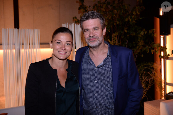 Exclusif - Laure Boulleau, Hervé Mathoux - Soirée Orange objectif 2024 au restaurant du café de l'homme à Paris le 23 septembre 2021. Un an après avoir signé son contrat de partenaire premium de Paris 2024, l'opérateur de télécommunication parrainera aussi l'épreuve du marathon ouvert au grand public à l'été 2024. Voilà deux jours qu'Orange fait du teasing pour annoncer, ce jeudi, qu'il se lance dans le running. Après le foot, le rugby, le tennis, le cyclisme ou encore l'esport, l'opérateur de télécommunication a donc décidé d'accompagner les millions de Français qui courent. Et les milliers qui auront la chance de disputer le premier marathon ouvert au public de l'histoire des Jeux Olympiques. C'est ce que S.Richard, PDG. d'Orange, a révélé lors d'une conférence au Café de l'Homme, avec vue sur la Tour Eiffel, un an après avoir signé le contrat de partenaire premium de Paris 2024. © Rachid Bellak/Bestimage 