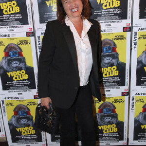 Exclusif - Anne Roumanoff - Générale de la Pièce " Vidéo Club " au Théâtre Antoine à Paris. Le 27 Septembre 2023. © Bertrand Rindoff / Bestimage 