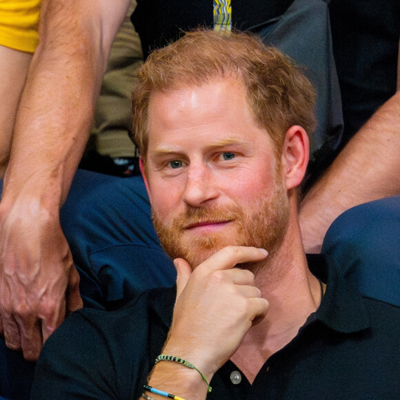 Le prince Harry, duc de Sussex et Meghan Markle, duchesse de Sussex lors des Invictus Games 2023 au Merkur Spiel-Arena à Düsseldorf, en Allemagne.