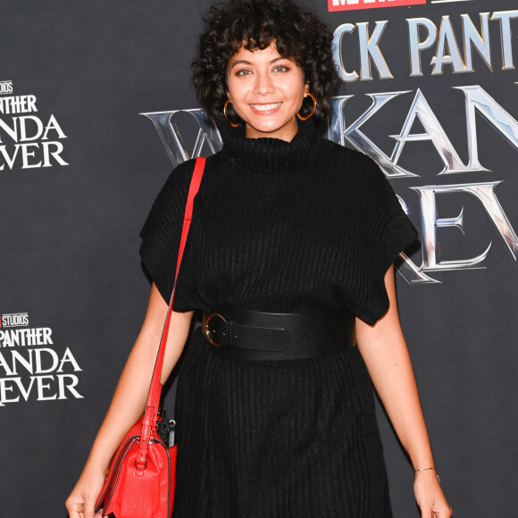 Vaimalama Chaves (Miss France 2019) - Avant-première du film "Black Panther: Wakanda Forever" au Grand Rex à Paris le 7 novembre 2022. © Coadic Guirec/Bestimage 