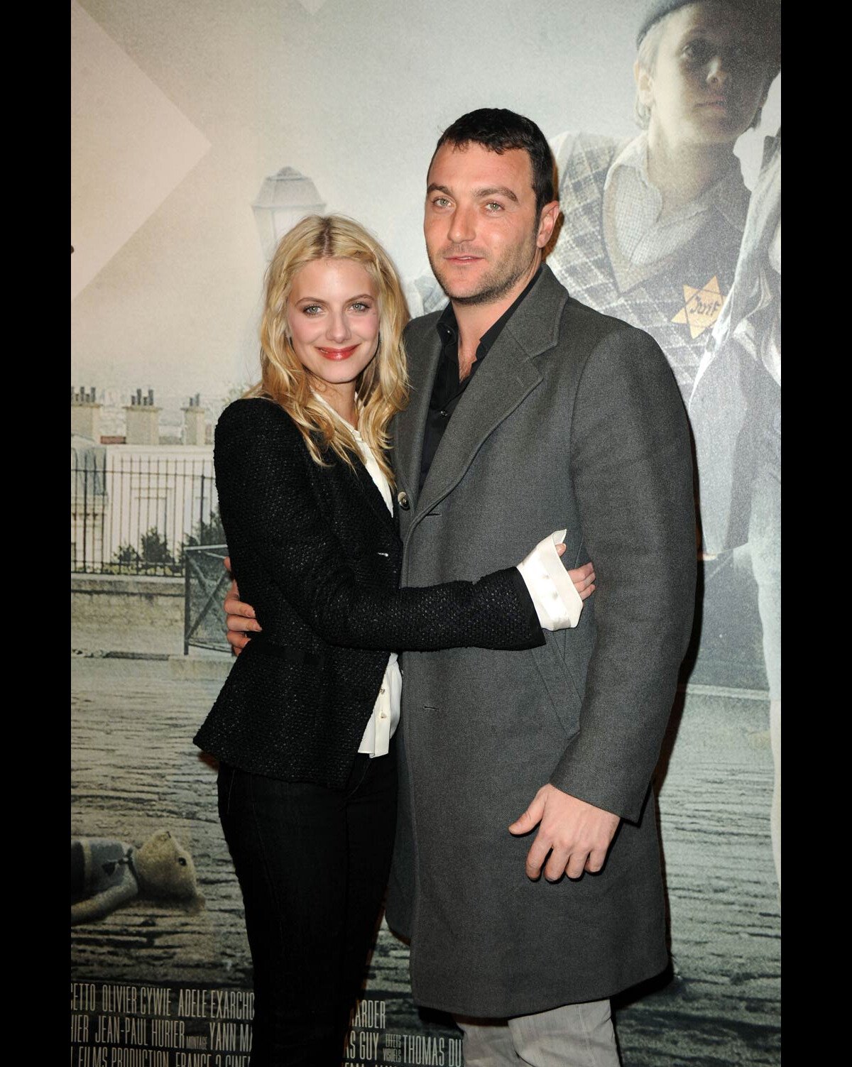 Photo : Mélanie Laurent et Denis Ménochet à l'occasion de l'avant