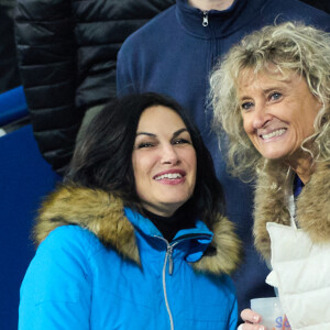 Helena Noguerra, guest - People des les tribunes de la coupe du Monde de Rugby France 2023 - Match de quart de finale "France-Afrique du Sud (28-29)" au Stade de France à Saint-Denis 15 octobre 2023. © Moreau-Jacovides/Bestimage