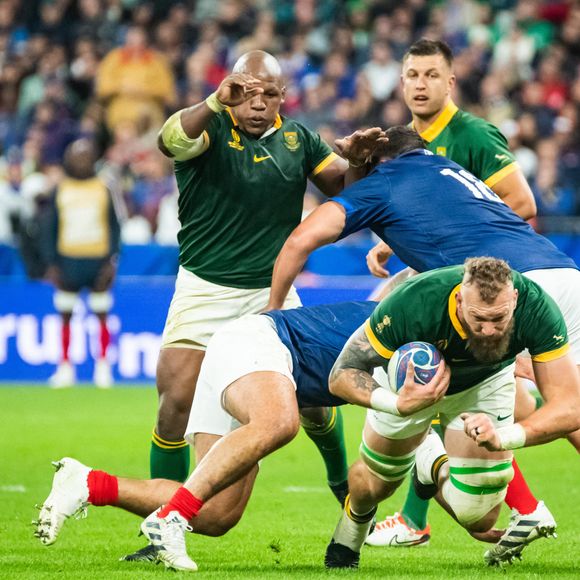 Rg Snyman (Afrique du Sud) - Coupe du Monde de Rugby France 2023 - Match de quart de finale "France-Afrique du Sud (28-29)" au Stade de France à Saint-Denis 15 octobre 2023.  Rugby World Cup France 2023 - Quarter-final match "France-South Africa (28-29)" at the Stade de France in Saint-Denis October 15, 2023 