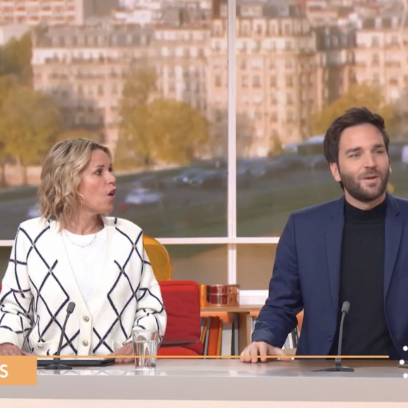 Malaise dans "Télématin" lorsque Laura Tenoudji recadre Samuel Ollivier. France 2