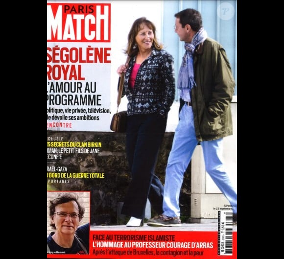 Ségolène Royal et son compagnon Bruno en couverture de "Paris Match", numéro du 19 octobre 2023.