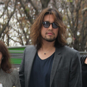 Bambou et son fils Lulu Gainsbourg