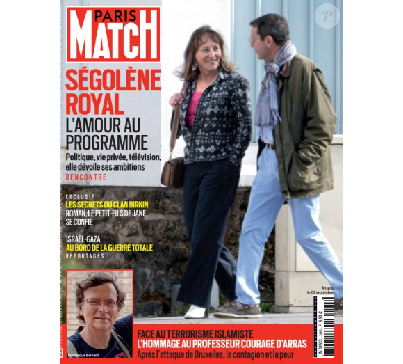 Couverture du nouveau numéro de Paris Match paru le 19 octobre 2023