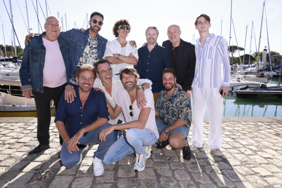 Michel Cordes, Marwan Berreni, , Tim Rousseau, Thibaud Vaneck, Pierre Martot, Florian Lesieur, Stéphane Hénon, Jérôme Bertin, Laurent Kérusoré, Marwan Berreni PLUS BELLE LA VIE Le festival de fiction TV de La Rochelle samedi 17 septembre 2022. © Christophe Aubert via Bestimage