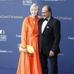 chats et chiens, il semblait en revanche évident que rien ne pourra jamais les séparer
Chantal Ladesou et son mari Michel Ansault - Cérémonie de clôture du 61ème Festival de Télévision de Monte Carlo le 21 juin 2022. © Denis Guignebourg/Bestimage