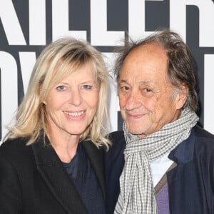 Semi-exclusif - Chantal Ladesou et son mari Michel Ansault - Avant-première du film "Killers of the Flower Moon" à l'Ugc Normandie à Paris le 17 octobre 2023. © Coadic Guirec / Bestimage 