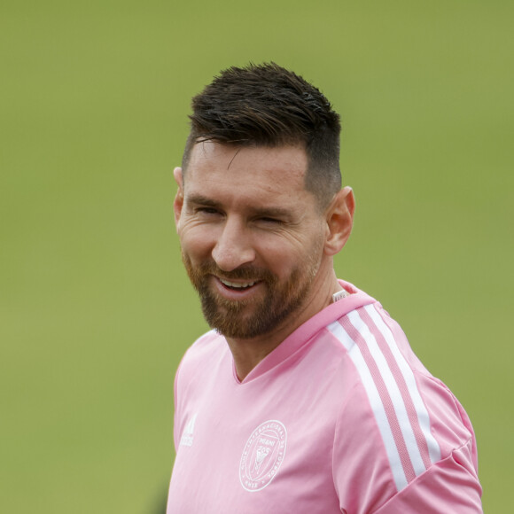 Lionel Messi avec son club de l'Inter Miami.