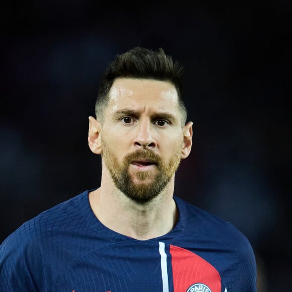 Lionel Leo Messi lors du match de football Ligue 1 Uber Eats opposant le Paris Saint-Germain (PSG) au Clermont Foot 63 au Parc des Princes à Paris, France, le 3 juin 2023. Clermont a gagné 3-2. © Cyril Moreau/Bestimage