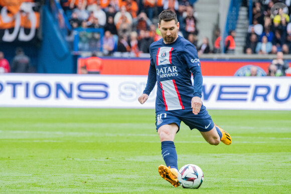Lionel Messi (Paris SG) - Match de Ligue 1 Uber Eats Paris SG - FC Lorient (1-3) au Parc des Princes à Paris, France le 30 Avril 2023. © Baptiste Autissier / Panoramic / Bestimage