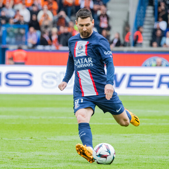 Lionel Messi (Paris SG) - Match de Ligue 1 Uber Eats Paris SG - FC Lorient (1-3) au Parc des Princes à Paris, France le 30 Avril 2023. © Baptiste Autissier / Panoramic / Bestimage