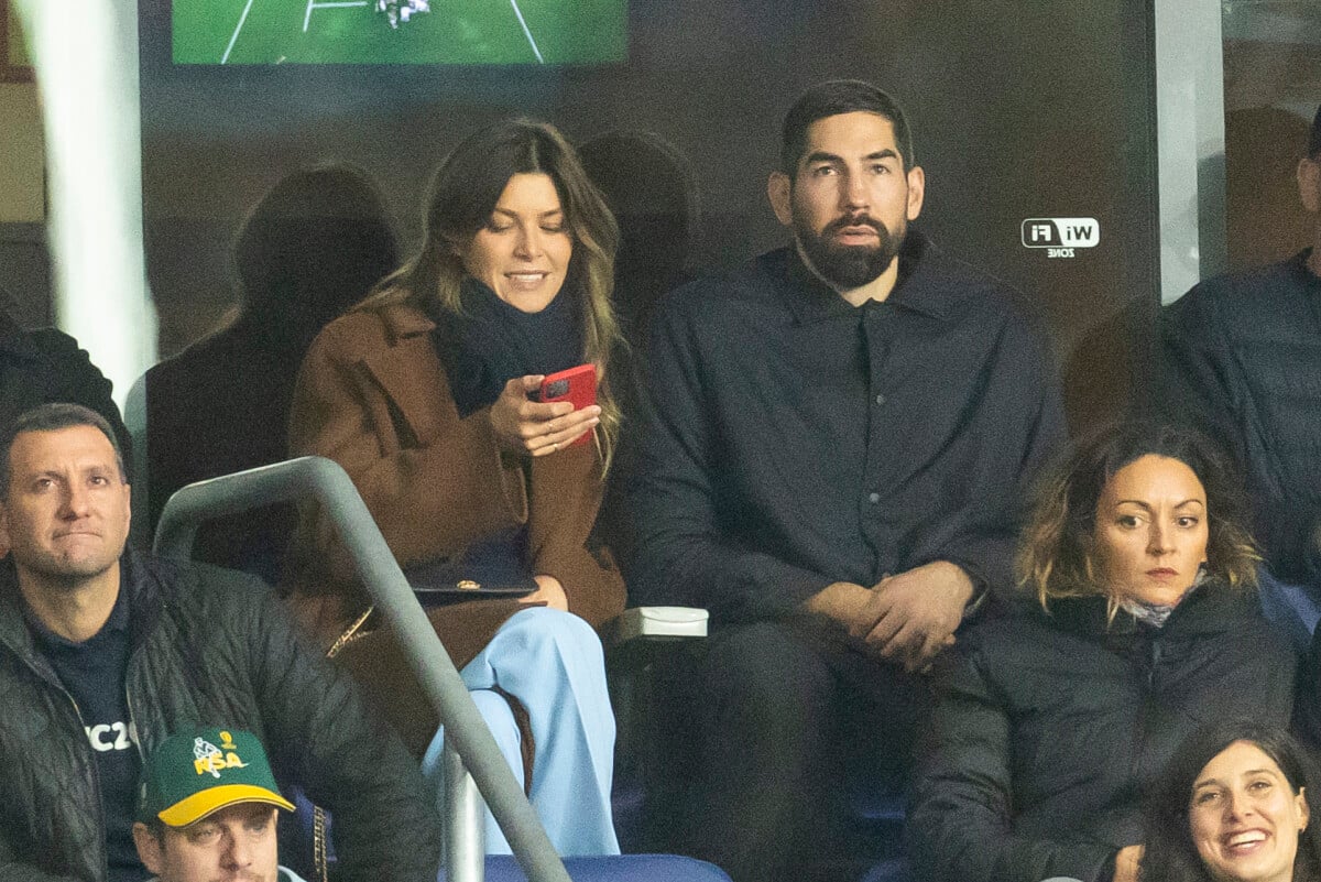 Photo Nikola Karabatic Et Sa Femme G Raldine Pillet Dans Les Tribunes