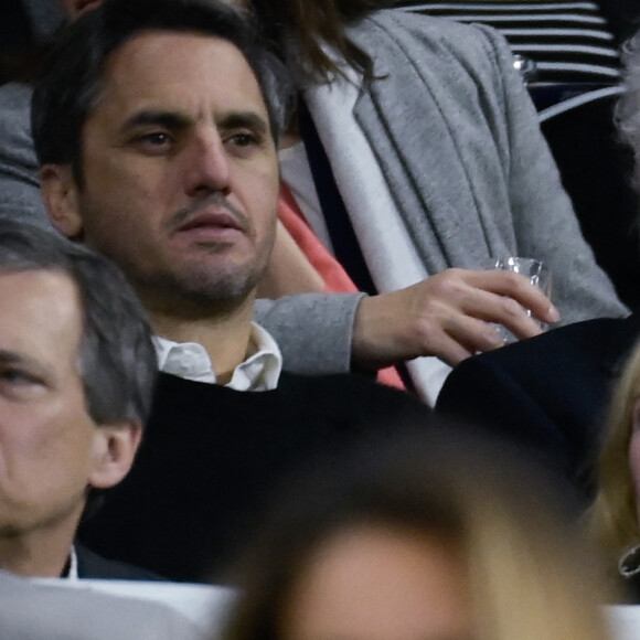 Agustin Pichot en tribunes lors de la demi-finale de la Coupe du Monde de Rugby opposant l'Angleterre à l'Afrique du Sud (15 - 16) au Stade de France à Saint-Denis, France, le 21 octobre 2023. © Federico Pestellini/Panoramic/Bestimage