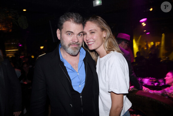 Exclusif - Clovis Cornillac et sa femme Lilou Fogli - After party du film Mascarade au club privé NO.PI à Paris le 20 octobre 2022.