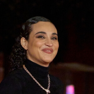 Autre Française sur le tapis rouge romain : Camélia Jordana
Camélia Jordana à la première du film "Avant que les flammes ne s'éteignent" lors de la 18ème édition du festival du film de Rome le 24 octobre 2023. 