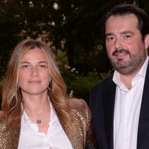 Sa femme Elodie Piège collabore avec lui.
Exclusif - Jean-François Piège et sa femme Elodie - Moma Group fête son 10ème anniversaire à l'hôtel Salomon de Rothschild à Paris le 5 septembre 2022. © Rachid Bellak/Bestimage