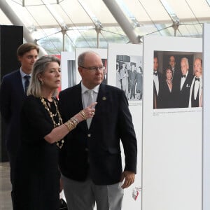 Camille Gottlieb, Louis Ducruet et sa femme Marie, la princesse Stéphanie de Monaco, le prince Albert II de Monaco, la princesse Caroline de Hanovre, Andrea Casiraghi et sa femme Tatiana Casiraghi (Tatiana Santa Domingo), la princesse Alexandra de Hanovre et son compagnon Ben-Sylvester Strautman - Arrivée de la famille Princière de Monaco avant la projection du film documentaire "Rainier III par lui-même" au Grimaldi Forum à Monaco le 4 juillet 2023. Le film réalisé par Yann-Antony Noghès revient sur les moments forts de 56 ans de règne, en utilisant des enregistrements de la voix de l'ancien souverain, pour en faire le narrateur de sa vie. © Cyril Dodergny/Nice-Matin/Bestimage 