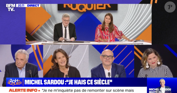 Louison, la chroniqueuse du "20 Heures de Ruquier" annonce s'être mariée face à Michel Sardou. BFMTV